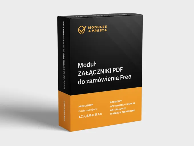 Darmowy moduł ZAŁĄCZNIKI PDF do zamówień Free dla Prestashop