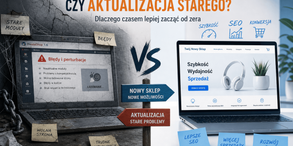 Nowy sklep internetowy czy aktualizacja sklepu internetowego? Brutalna prawda, którą poznasz dopiero po czasie